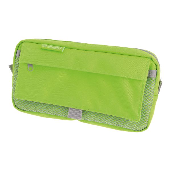 pencil pouch with 2 add. bags Neon green