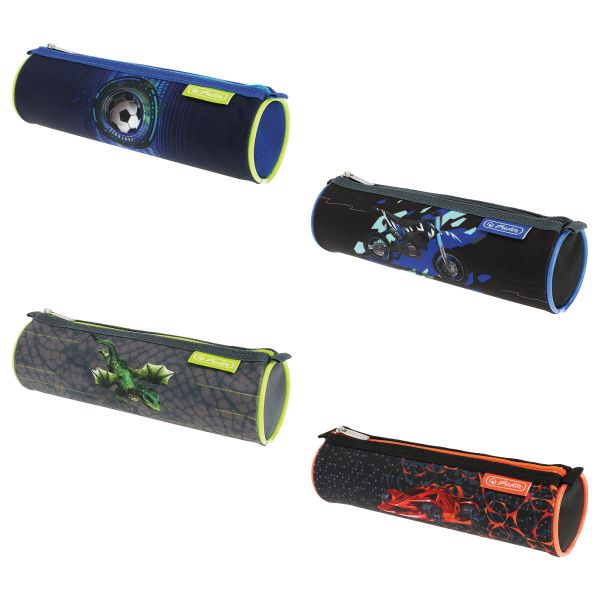 pencil pouch round boys mix d.a.