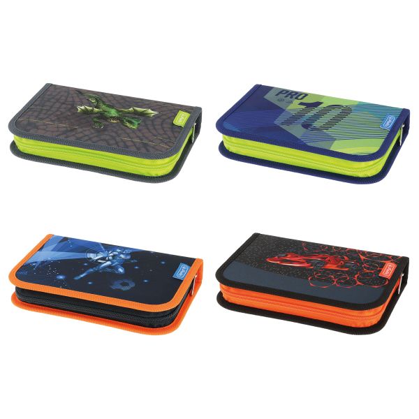 pencil case 19 pieces Boys mix I designs assorted