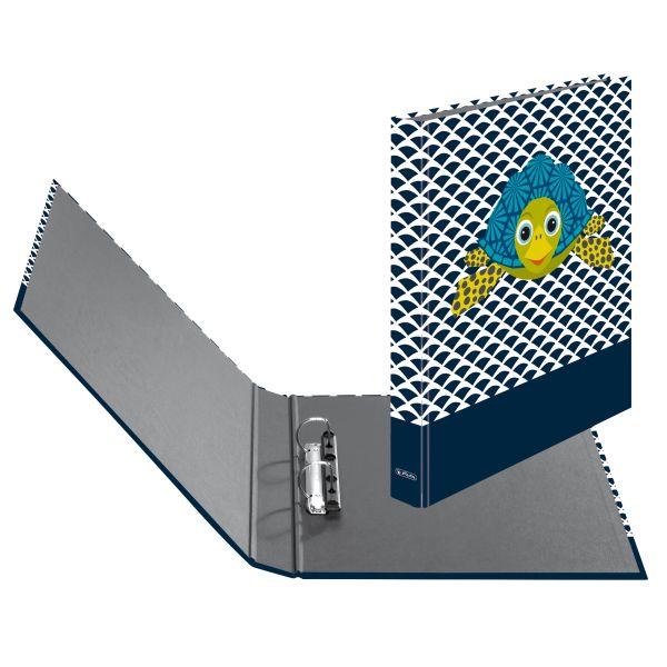 2-ring binder maX.file A4 Cute Animals Turtle