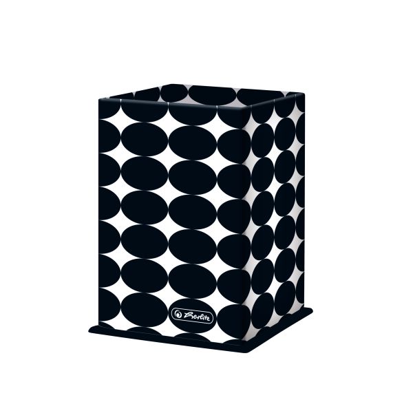 pen stand cardboard squared Just Black