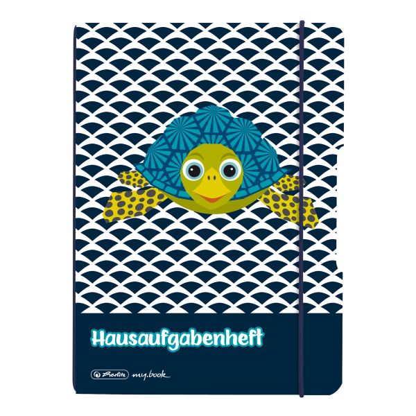 Homework book flex PP A5, 48 sheets Cute Animals Turtle, my.book