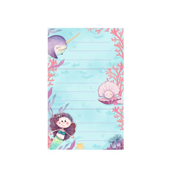 book labels mermaid self-adhesive FSC