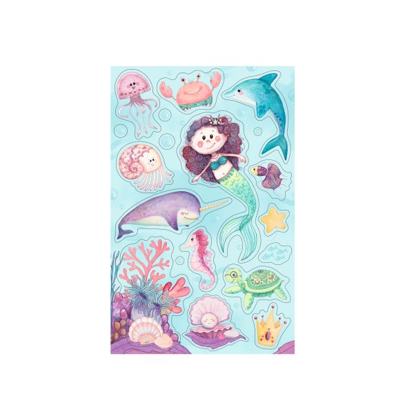Stickers Mermaid self-adhesive FSC