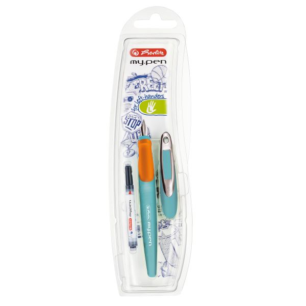 fountain pen my.pen L tip turquoise / orange