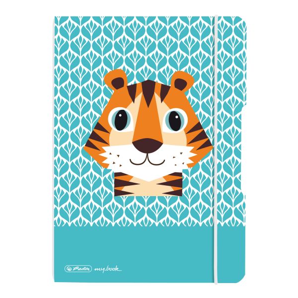 Notebook flex PP A5, 40 sheets, dotted Cute Animals Tiger, my.book