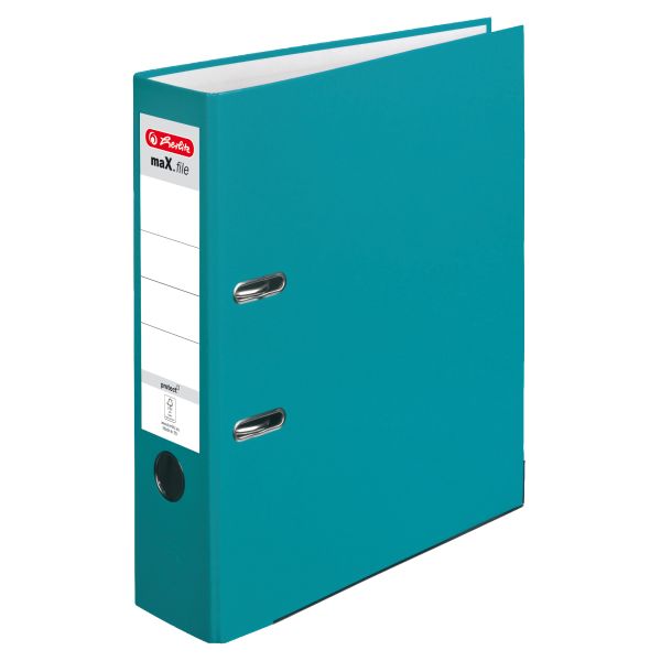 lever arch file maX.file protect A4 8cm caribbean turquoise