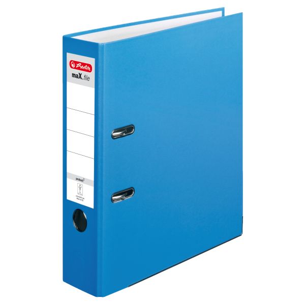lever arch file maX.file protect A4 8cm acqua