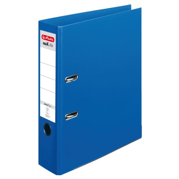 lever arch file maX.file protect plus A4 8cm blue