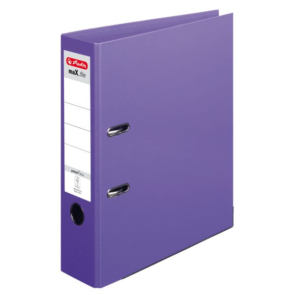 lever arch file maX.file protect plus A4 8cm violet