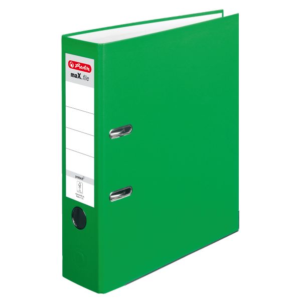lever arch file maX.file protect A4 8cm light green