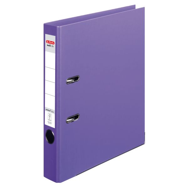 lever arch file maX.file protect plus A4 5cm violet
