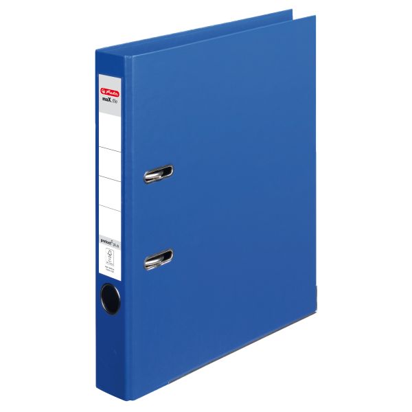 lever arch file maX.file protect plus A4 5cm blue