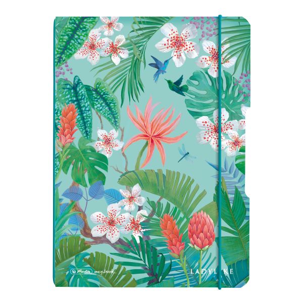 Notebook flex PP A5, 40 sheets, dotted ladylike jungle, my.book