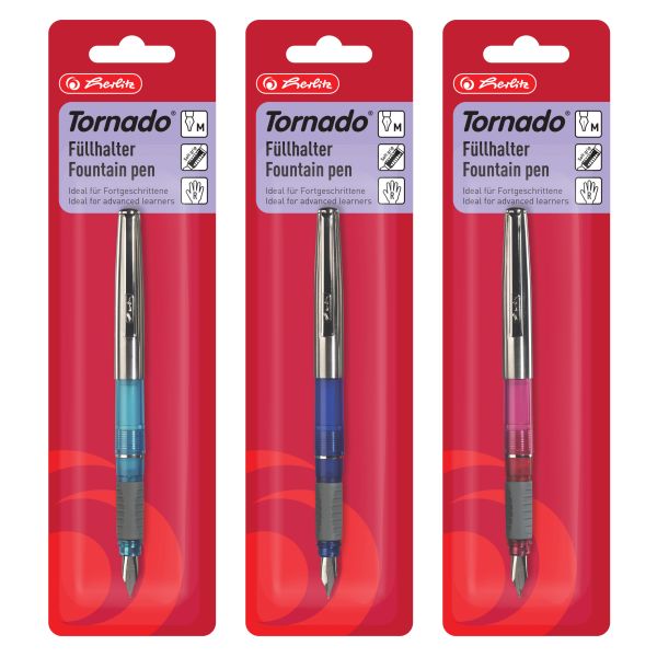 fountain pen Tornado Classic M nib assorted colours