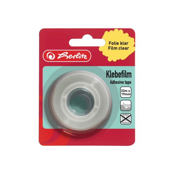 adhesive tape 33mx19mm transparent 1 piece