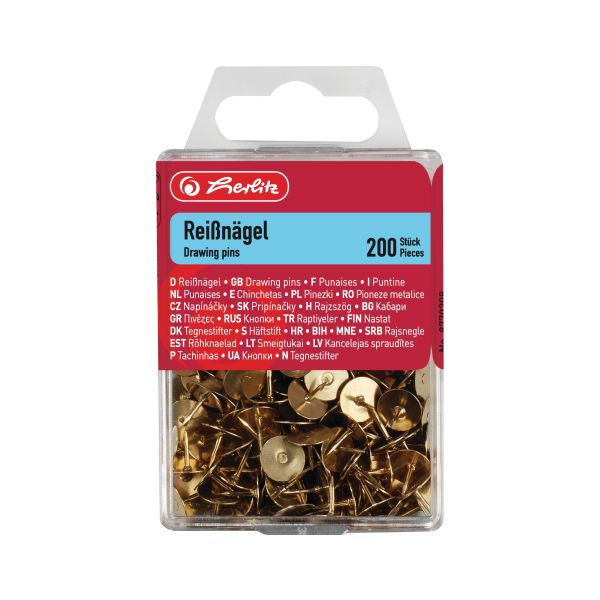 drawing pin brass colour 200 pieces