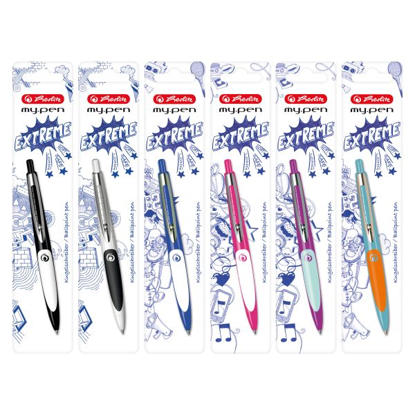 Ballpoint pen my.pen ass. colors