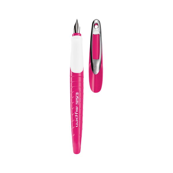 fountain pen my.pen M nib pink/white loose