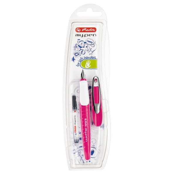 fountain pen my.pen L nib pink/white
