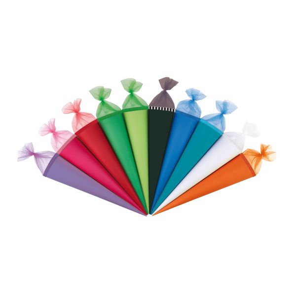 handicraft cone 70 cm colours assorted