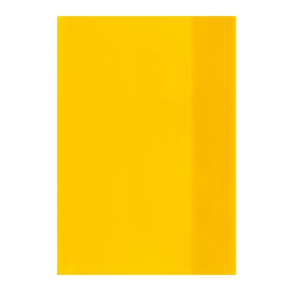 Füzetborító A5 átlátszó sárga