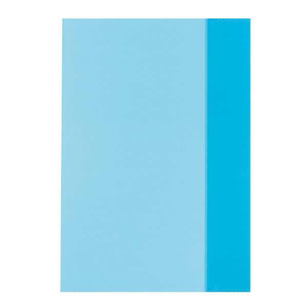Füzetborító A5 átlátszó kék
