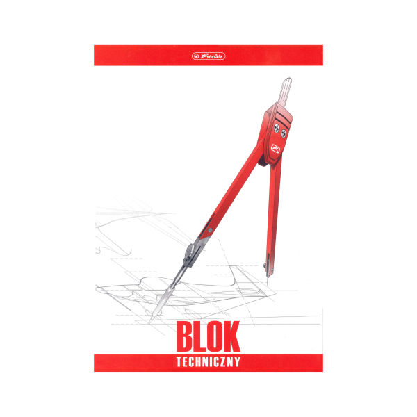 Blok techniczny A3, 10 kartek, biały