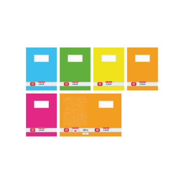 Zeszyt A5, 60 kartek Color Blocking
