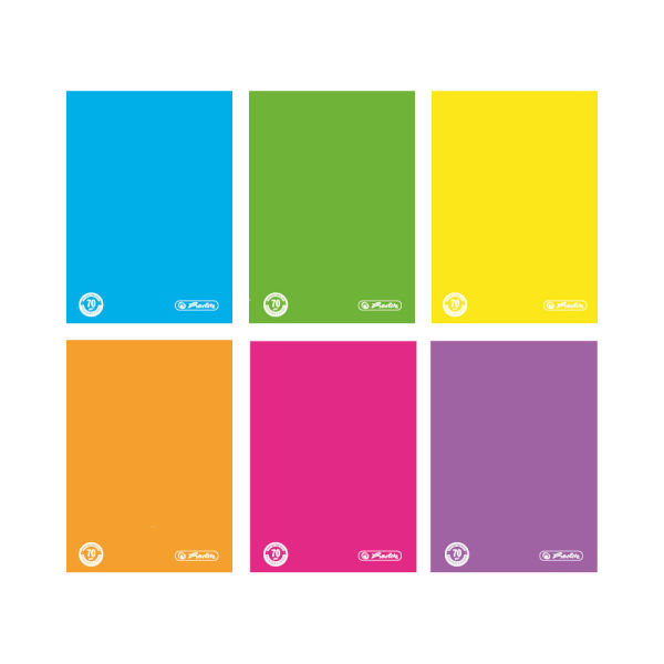 Brulion A4, 96 kartek Color Blocking