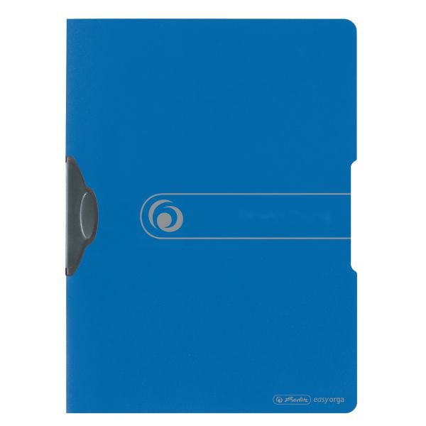 Dosar PP cu clips A4 albastru opac