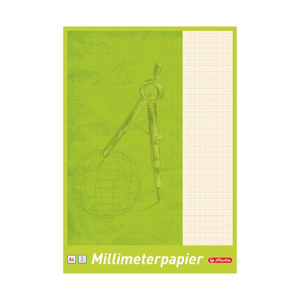Hârtie milimetrică A4 25 file