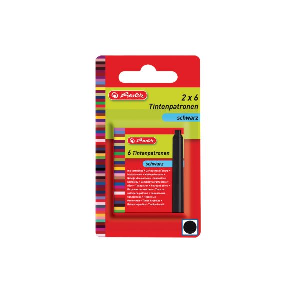 Patroane pt stilou negre 2x6buc
