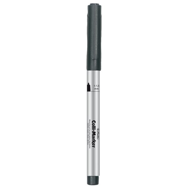 Marker Colli 1-1,5mm negru 10buc