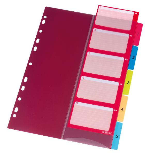Index A4 1-5 PP colorat