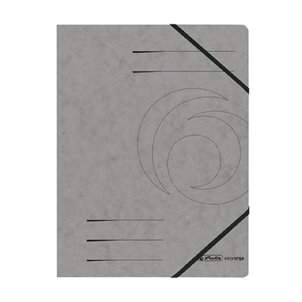 Dosar plic cu elastic A4 gri