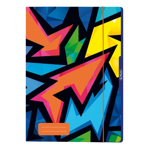 Dosar plic cu elastic A4 Neon Art
