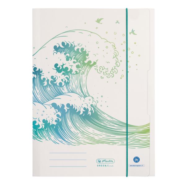 Mapă A4 motiv GREENline wave