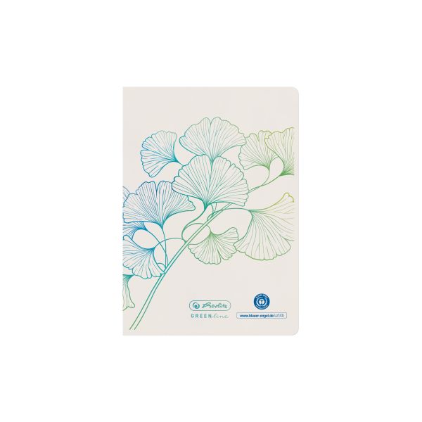 Carnet A6 32 coli dictando motiv GREENline Ginkgo