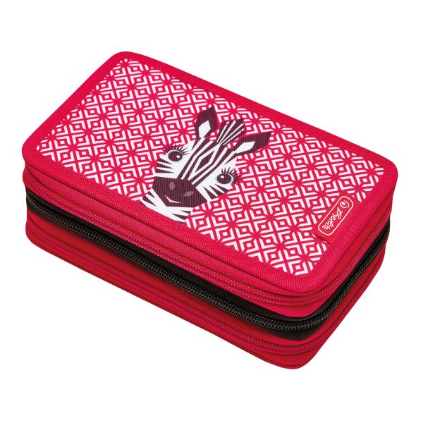 Penar echipat 31 piese, 3 compartimente, motiv Cute Animals Zebra