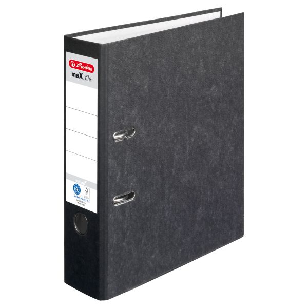 Biblioraft A4 maX 8cm negru