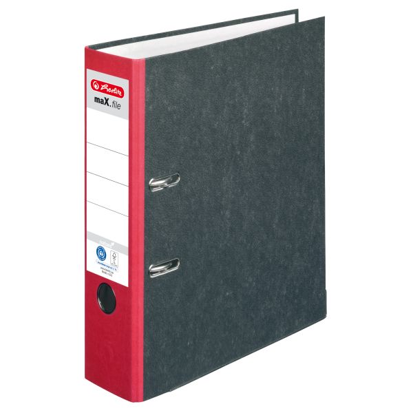 Biblioraft A4 maX 8cm roșu