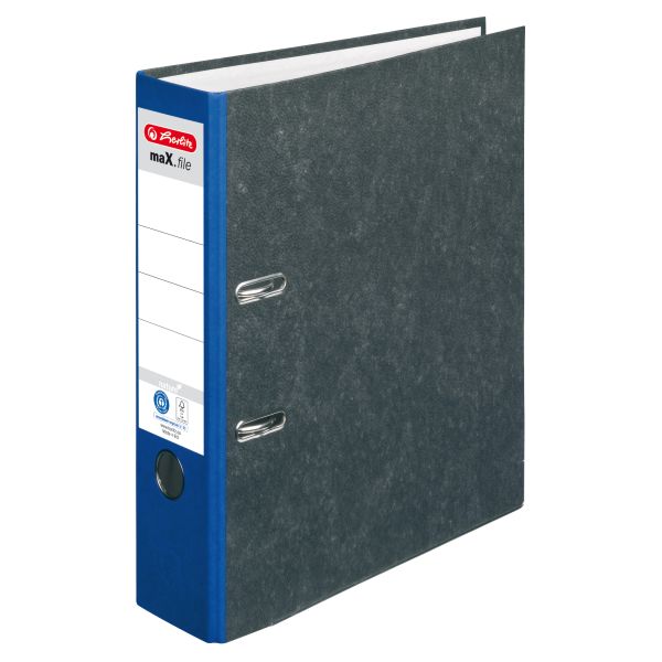 Biblioraft A4 maX 8cm albastru