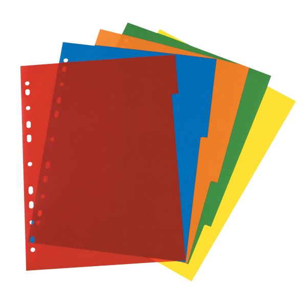 Index PP pt hârtie A4 5 părți 5 cul