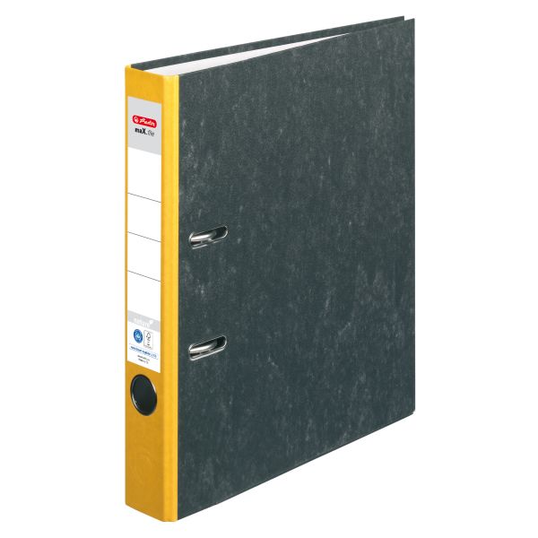 Biblioraft A4 maX 5cm galben