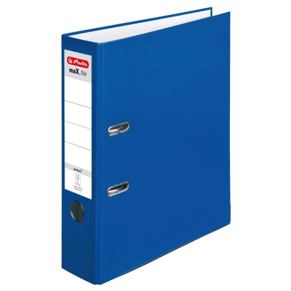 Biblioraft A4 maX 8cm albastru