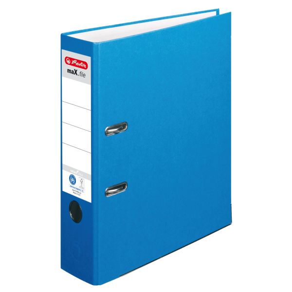 Biblioraft maX.file A4 8cm albastru