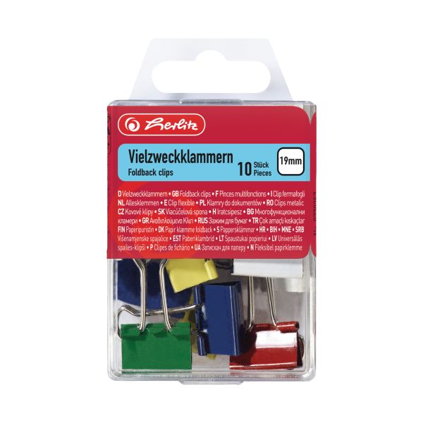 Clips multifuncț. 19mm c.asor 10buc