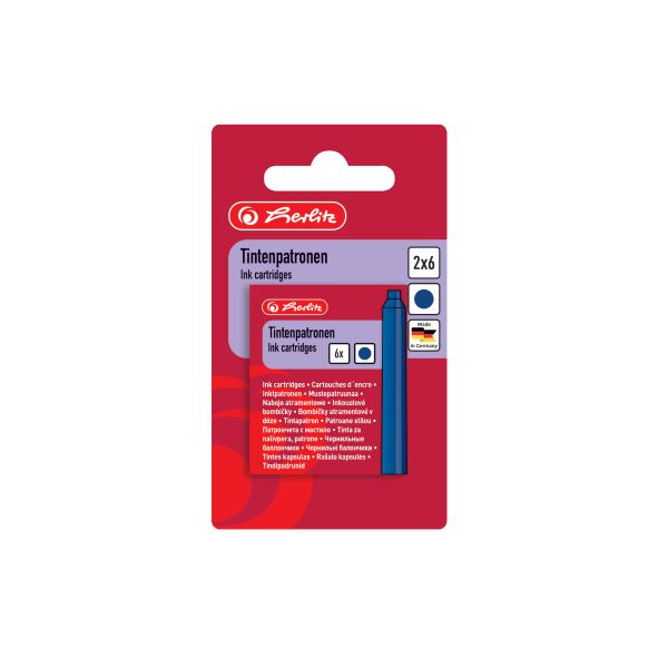 Patroane pt stilou albastre 2x6buc