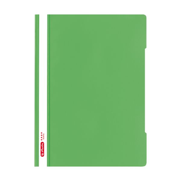 dosar cu șină A4 PP 'Quality' light green